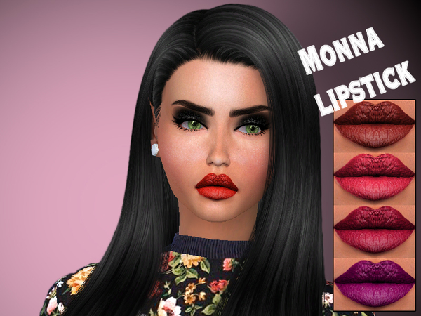 Sims 4 Monna lipstick by Sharareh at TSR