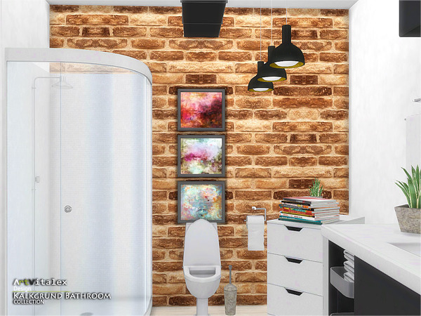 Sims 4 Kalkgrund Bathroom by ArtVitalex at TSR