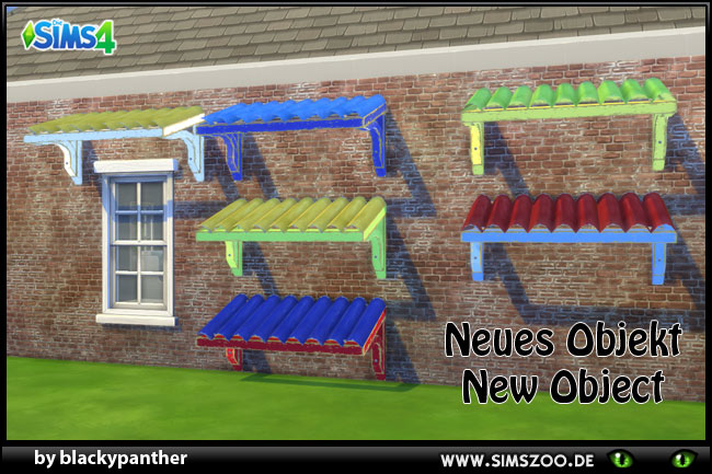 Sims 4 Old window canopy by blackypanther at Blacky’s Sims Zoo