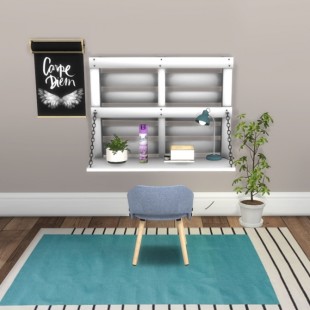 Ziva Pallet Desk at Leo Sims » Sims 4 Updates