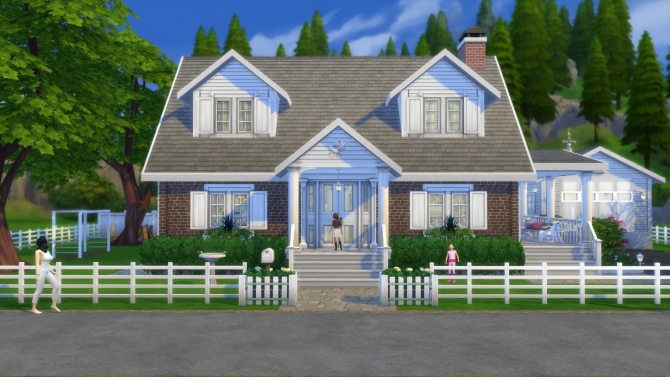 LaVale Blvd house NO CC by pollycranopolis at Mod The Sims » Sims 4 Updates