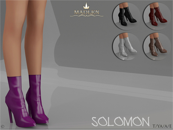 Sims 4 Madlen Solomon Boots by MJ95 at TSR