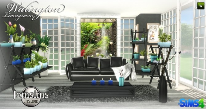 Sims 4 Walington Living room at Jomsims Creations
