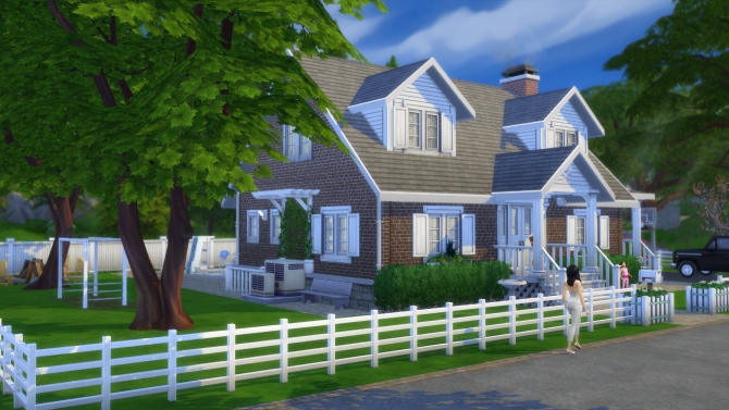 LaVale Blvd house NO CC by pollycranopolis at Mod The Sims » Sims 4 Updates