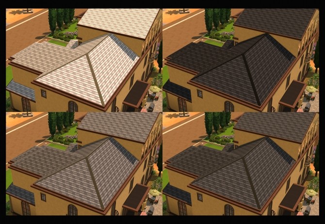 Sims 4 Super Shingles Roof by Simmiller at Mod The Sims