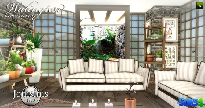 Sims 4 Walington Living room at Jomsims Creations