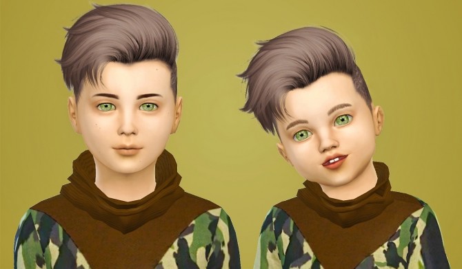 Sims 4 Ade Craig hair edit at Simiracle