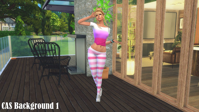 Sims 4 CAS Backgrounds House Sunhill at Annett’s Sims 4 Welt