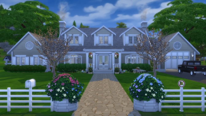 The Dartmoth House Remastered NO CC by pollycranopolis at Mod The Sims ...