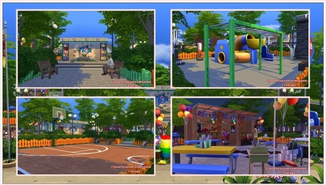 Sims 4 Sports Park at Sims by Mulena