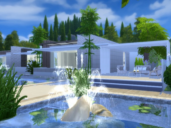 Sims 4 Modern Sancia house by Suzz86 at TSR