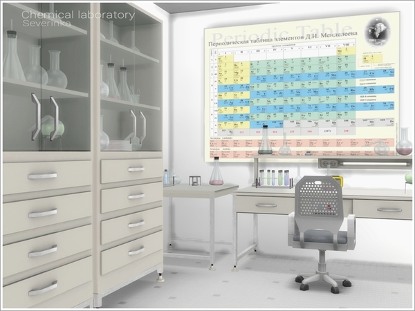 Sims 4 Chemical laboratory by Severinka at TSR