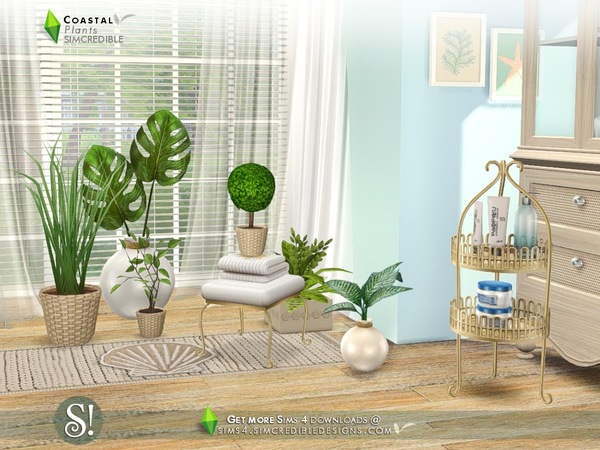 Sims 4 Coastal Plants by SIMcredible at TSR