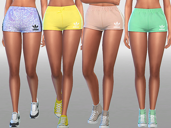 Sims 4 Sporty Shorts Pack 025 by Pinkzombiecupcakes at TSR