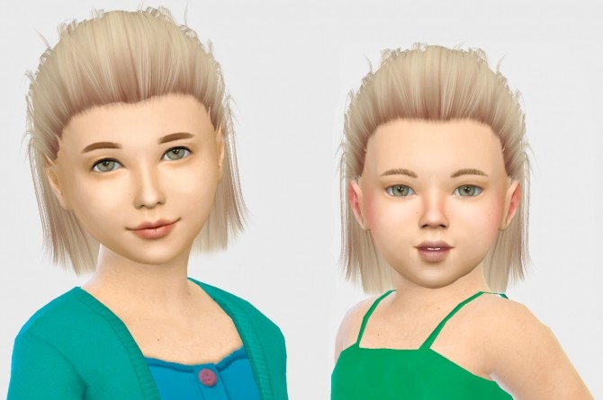 Sims 4 LeahLillith Legend Hair Kids & Toddlers at Simiracle