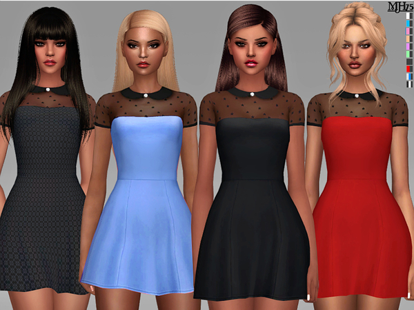 Sims 4 Encore Dress by Margeh 75 at TSR