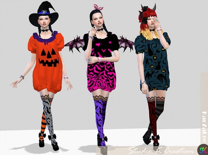 Sims 4 DarkSouls puff dress at Studio K Creation