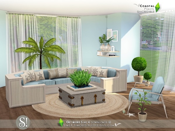 Sims 4 Coastal Plants by SIMcredible at TSR
