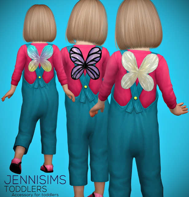 Sims 4 Wings, Butterflys, Pineapple Acc Set Toddlers Vol8 at Jenni Sims