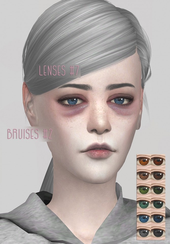 Sims 4 Lenses #7 & bruises #2 at Magic bot