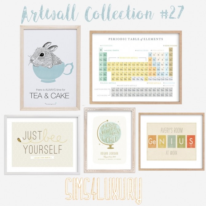 Sims 4 Artwall Collection #27 at Sims4 Luxury
