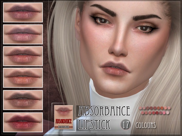 Sims 4 Absorbance Lipstick by RemusSirion at TSR