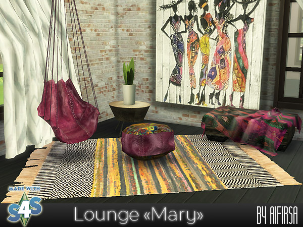 Sims 4 Mary Lounge at Aifirsa