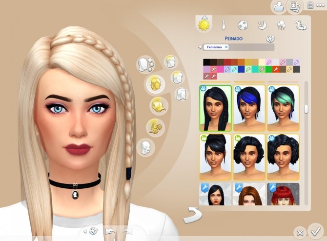 Sims 4 Hair recolor at Kass