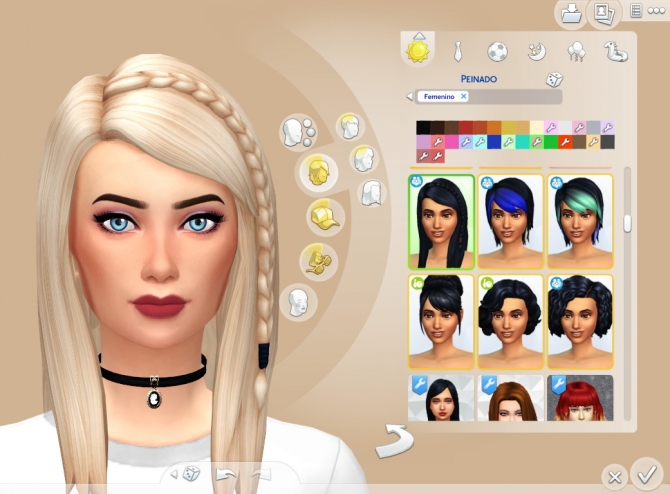 Hair recolor at Kass » Sims 4 Updates