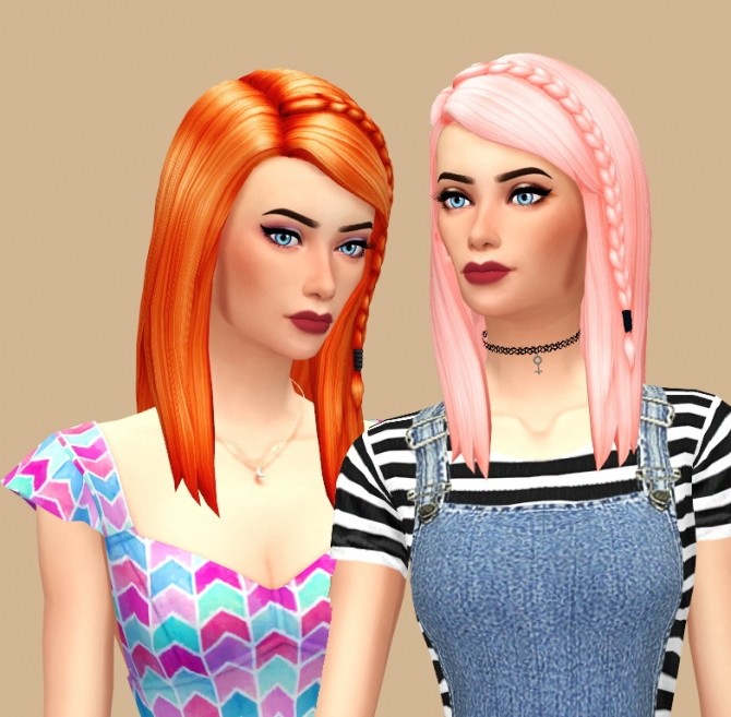 Sims 4 Hair recolor at Kass