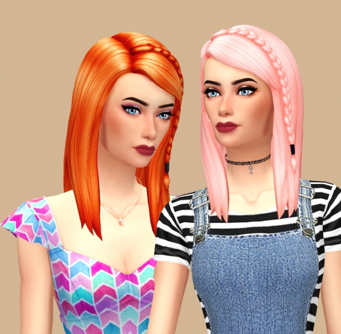 Hair recolor at Kass » Sims 4 Updates