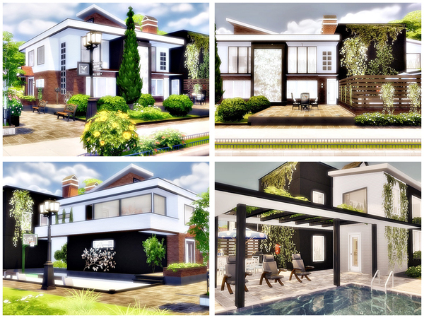 Sims 4 Luxury modern home by Danuta720 at TSR