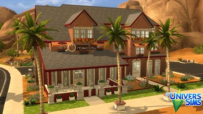 Sims 4 Létincelle house by Falco at L’UniverSims