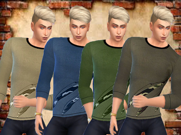 Sims 4 Casual T Shirts by TrudieOpp at TSR