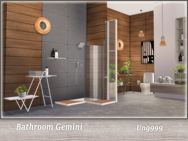 Sims 4 Bathroom Gemini by ung999 at TSR