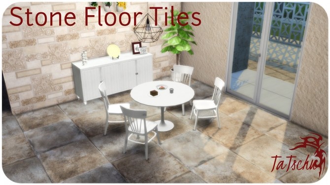 Sims 4 Stone Floor Tiles at TaTschu`s Sims4 CC