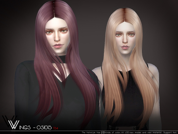 Sims 4 Hair OS1015 by wingssims at TSR