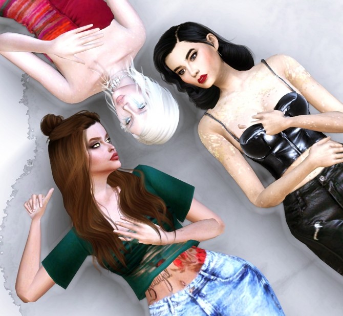 Sims 4 Group POSE PACK at Apathie