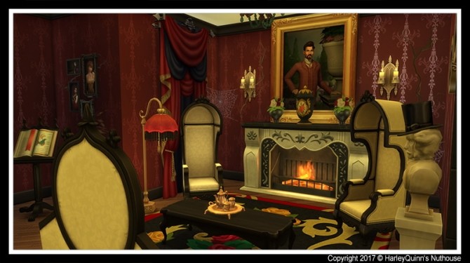Sims 4 Fairchild Manor at Harley Quinn’s Nuthouse
