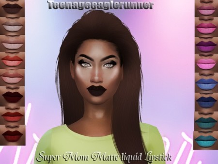 Super Mom liquid Matte Lipstick by Teenageeaglerunner at TSR » Sims 4 ...