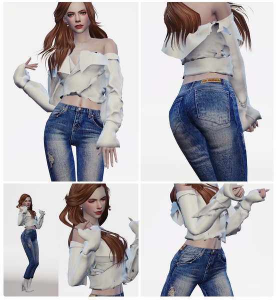 Sims 4 Hyuna Babe Dance Poses Set at Flower Chamber