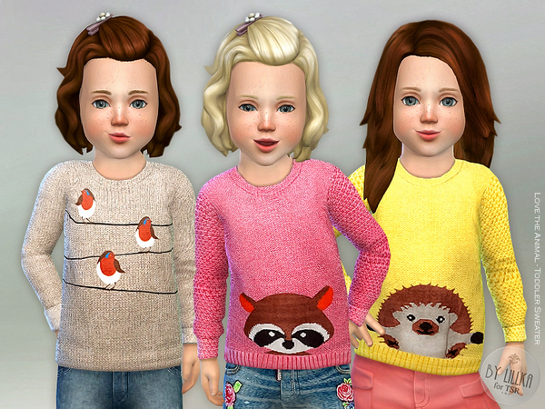 Sims 4 Love the Animals Sweater by lillka at TSR