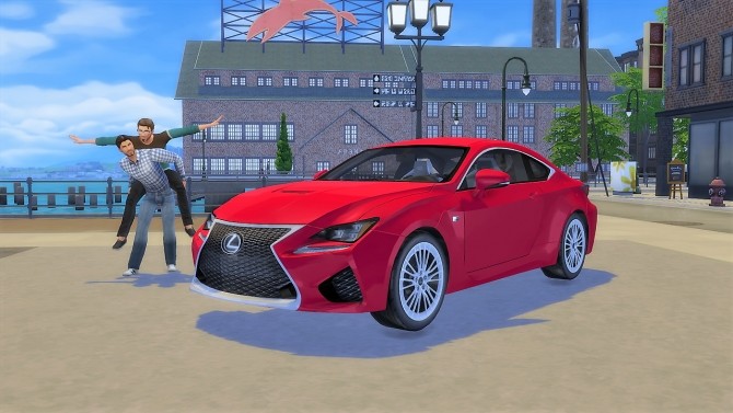 Sims 4 Lexus RC F at LorySims