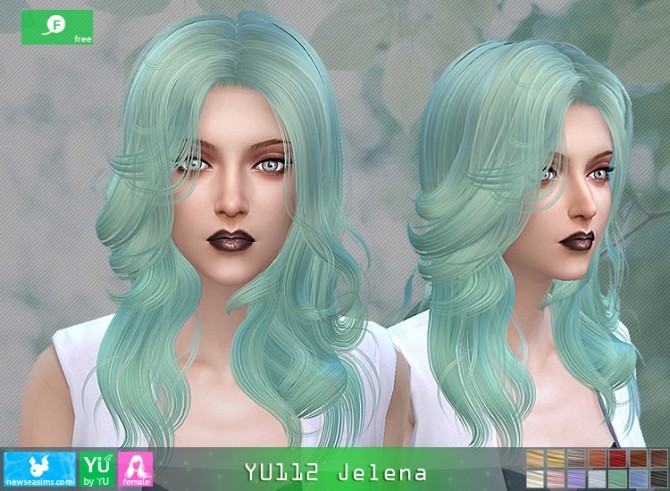 Sims 4 YU122 Jelena hair at Newsea Sims 4