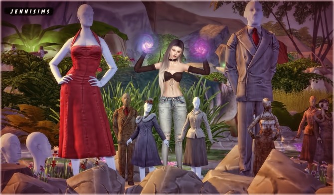 Sims 4 Mannequins Decoratives 5Items at Jenni Sims