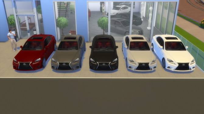 Sims 4 Lexus IS 350 F at LorySims
