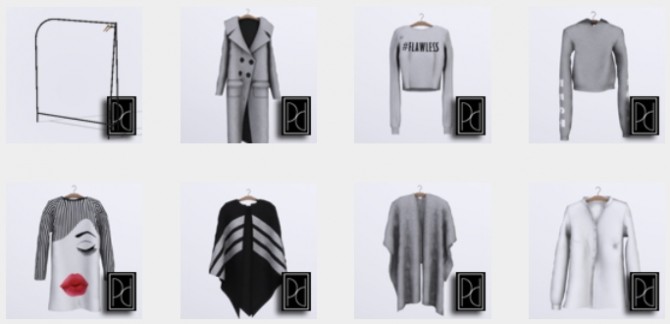 Velvet Hanging Clothes set at Pyszny Design » Sims 4 Updates