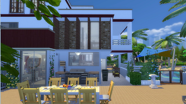 Sims 4 La Marina house at EsyraM