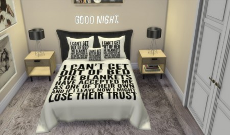 Santorini Pillows + Bed Blanket Recolors at My little The Sims 3 World