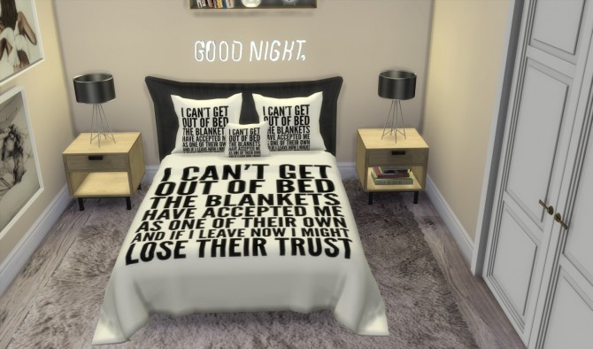 Sims 4 Santorini Pillows + Bed Blanket Recolors at My little The Sims 3 World